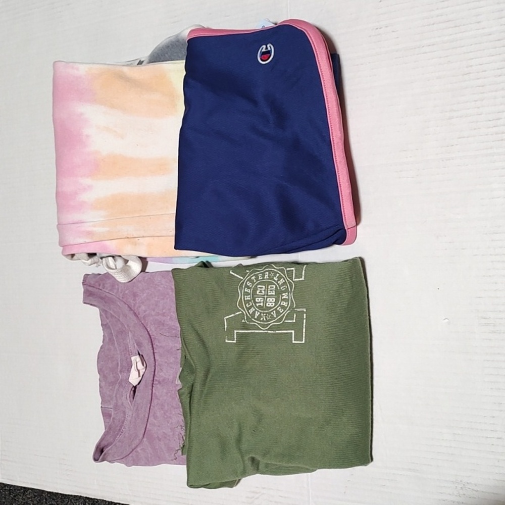 Girls Champion Shorts, Tie-dye Sweatpants And Tops Size Medium Make An Offer
